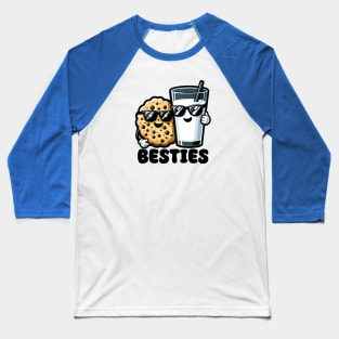 Milk & Cookie Besties Baseball T-Shirt